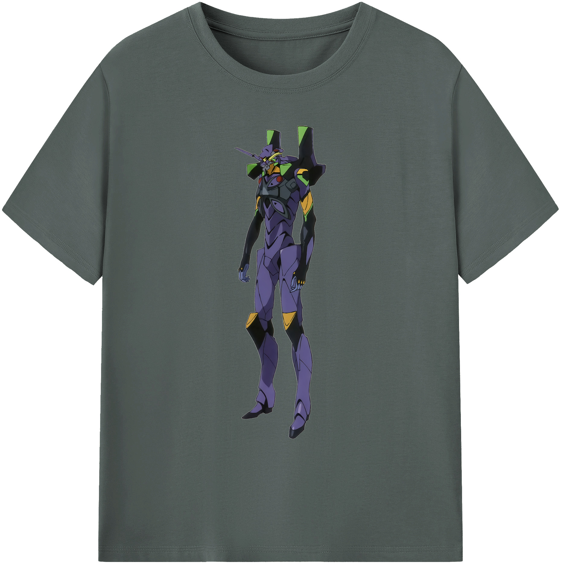 （画像用） EVA 新世紀エヴァンゲリオン 綿100％ メンズ半袖Tシャツ｜肌触りやわらか＆通気性
